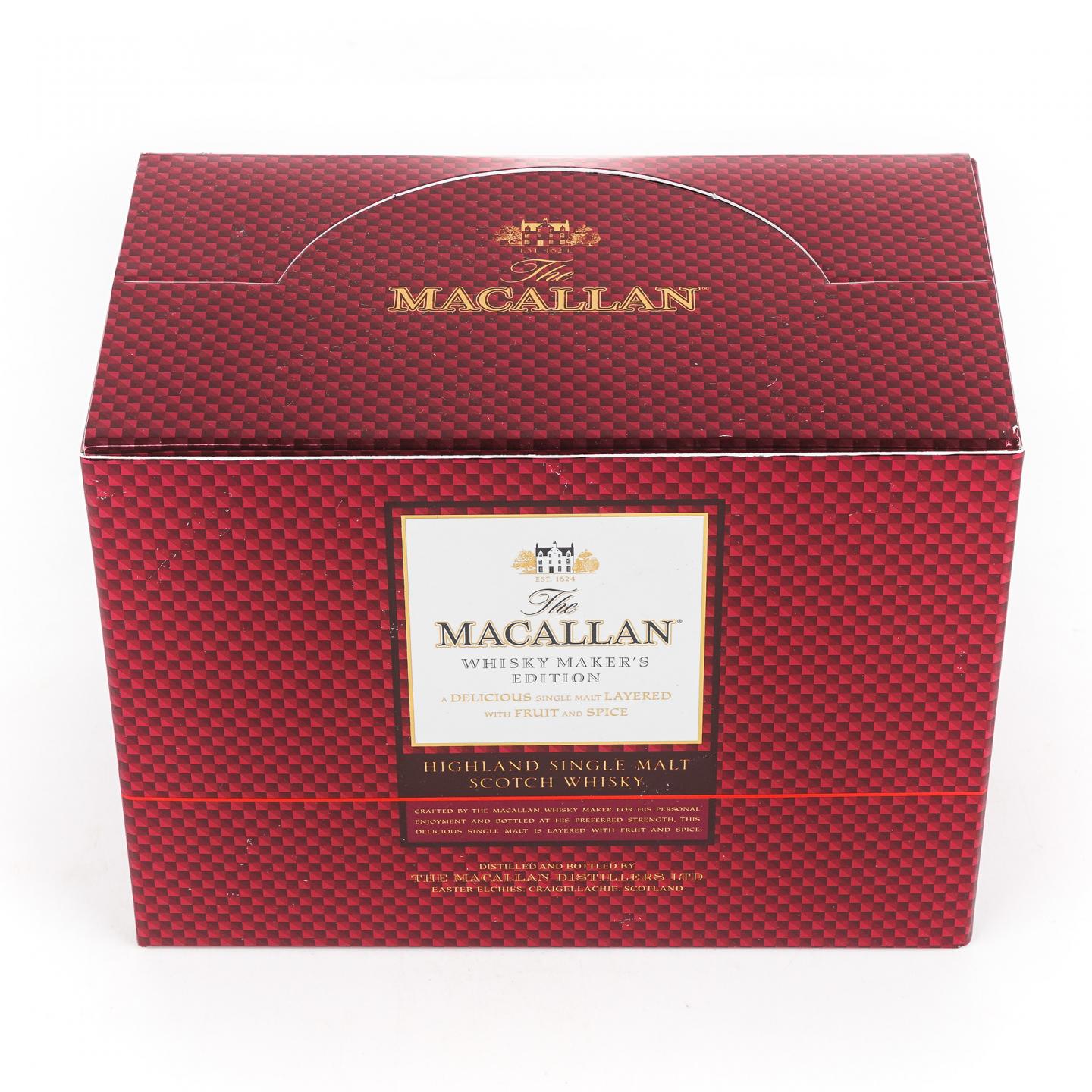 【酒版】麦卡伦 1824系列 Whisky Maker's Edition 12瓶组*50ml