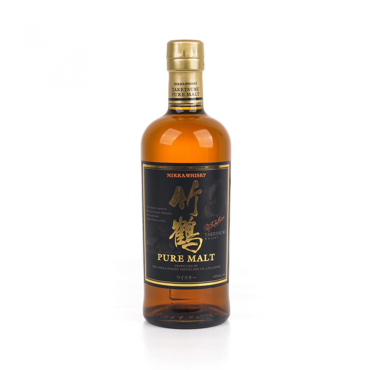 竹鹤 Pure Malt 旧版 黑标 700ml