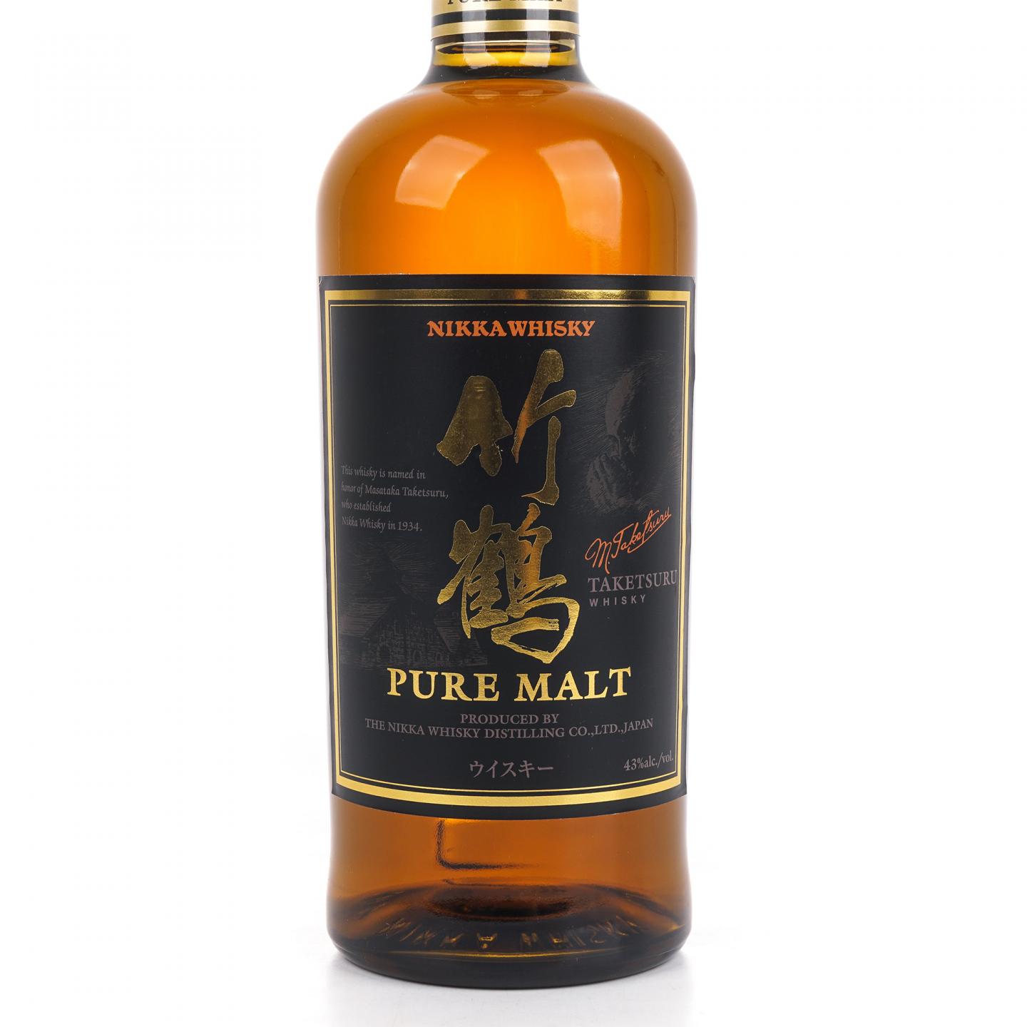 竹鹤 Pure Malt 旧版 黑标 700ml