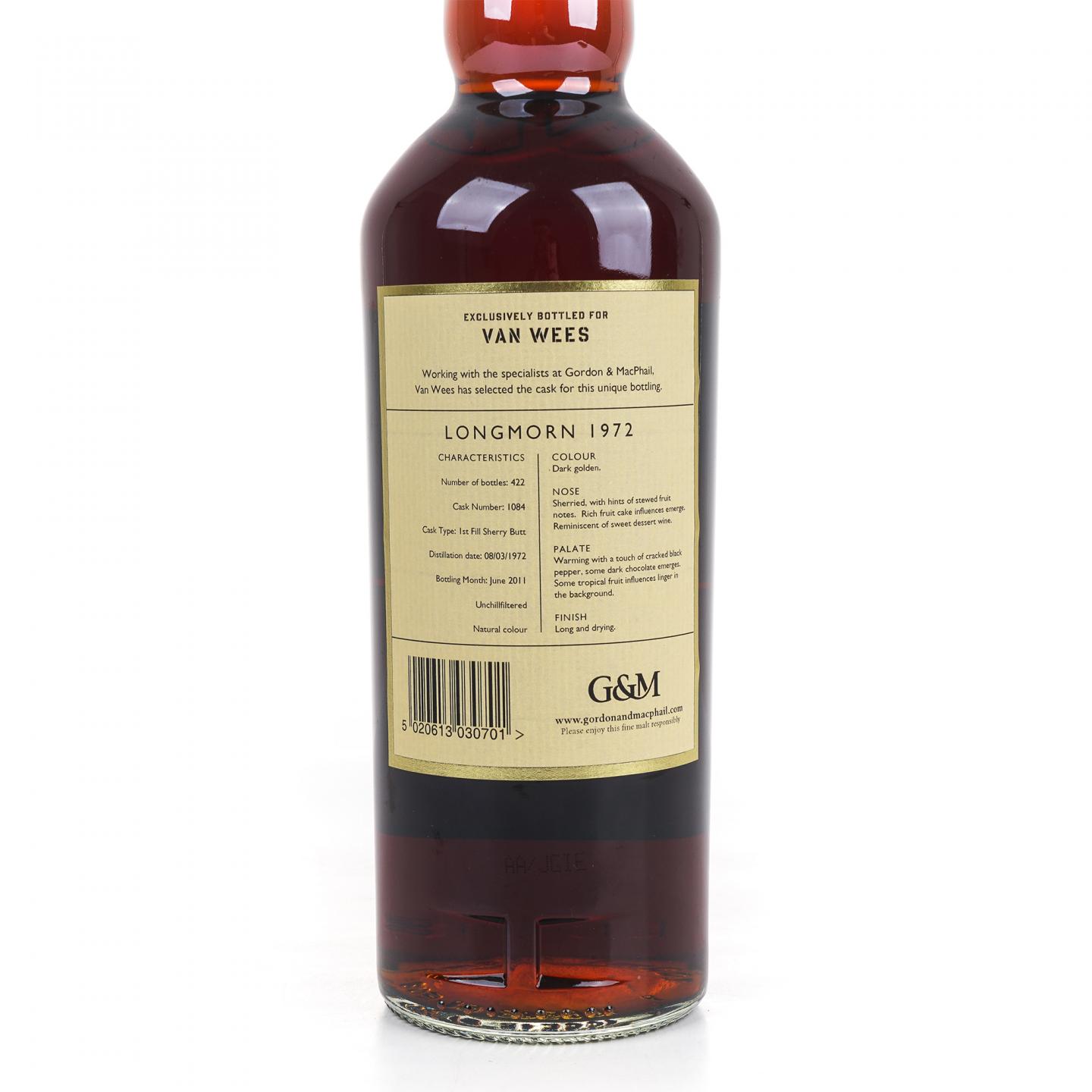 朗摩 1972-2011 初填雪莉桶#1084 GM