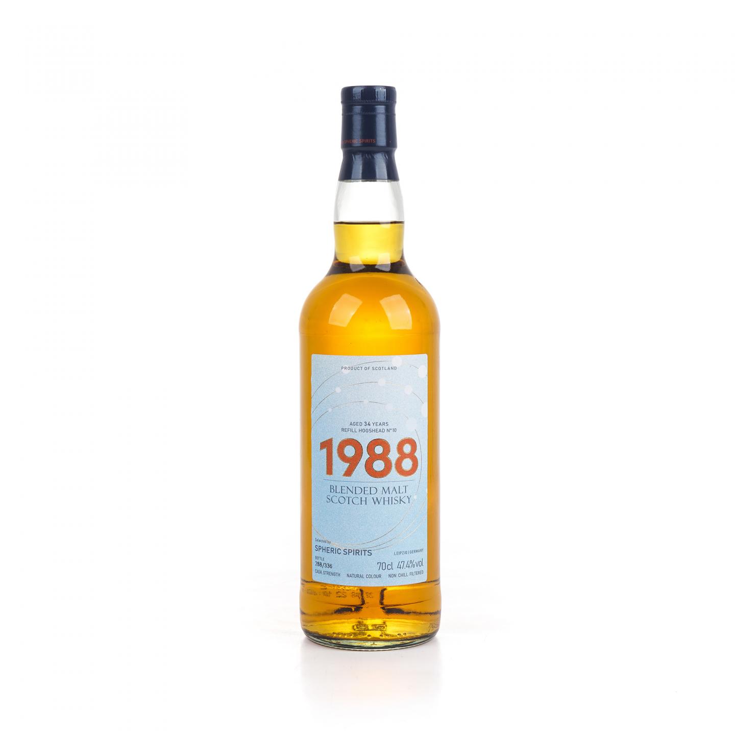 苏格兰调和 34年 1988-2022 SpSp 桶号#10 桶强 700ml