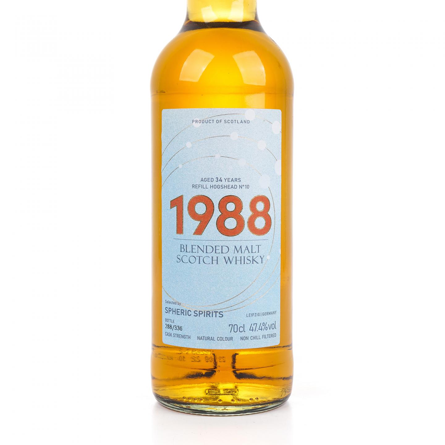 苏格兰调和 34年 1988-2022 SpSp 桶号#10 桶强 700ml