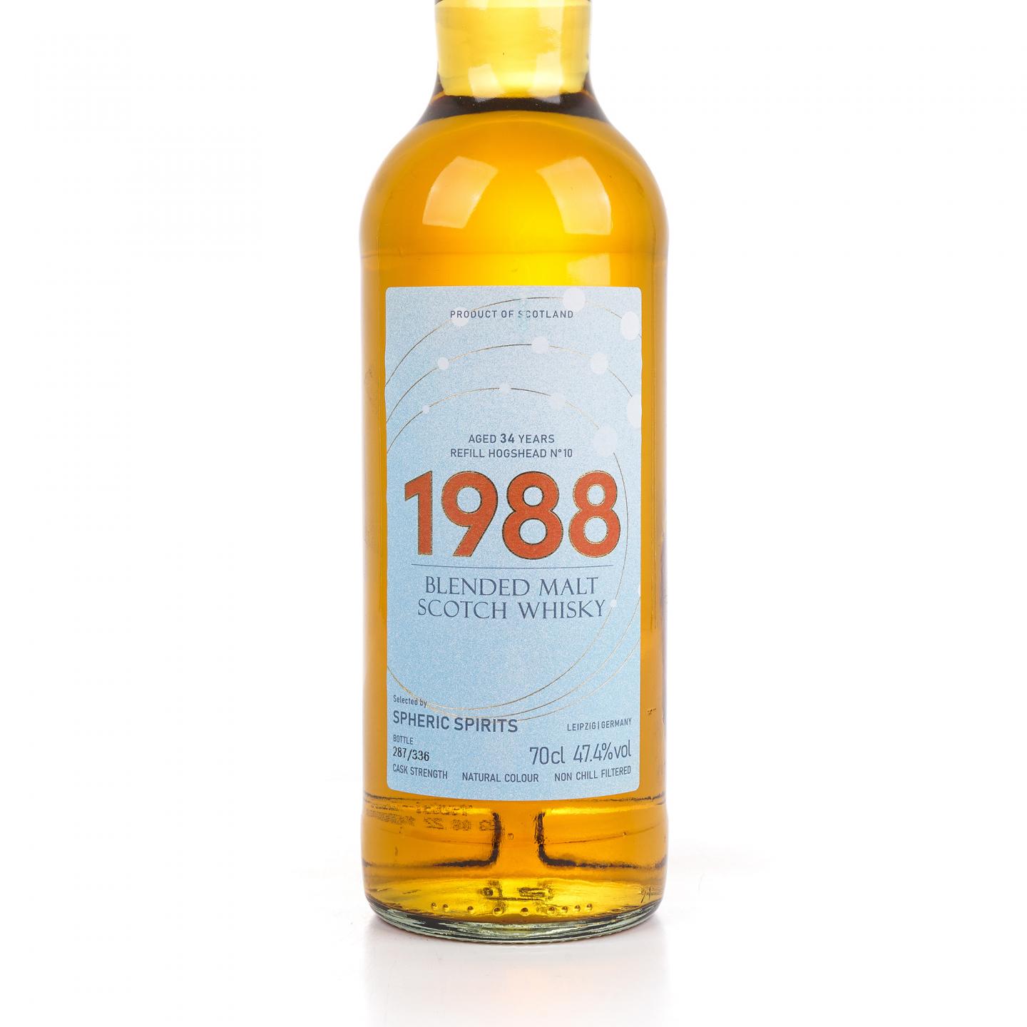苏格兰调和 34年 1988-2022 SpSp 桶号#10 桶强 700ML