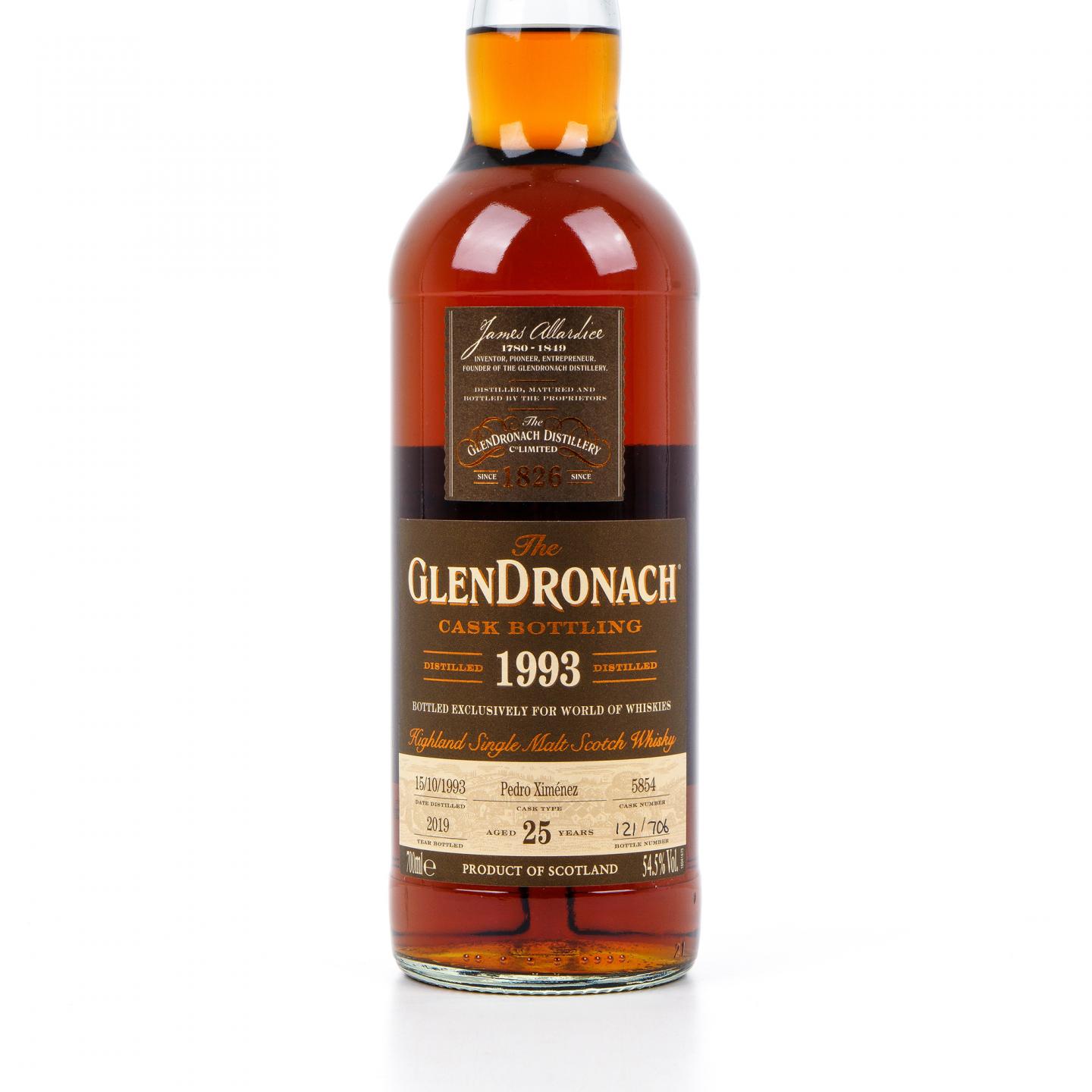 格兰多纳 25年 1993-2019 雪莉桶#5854