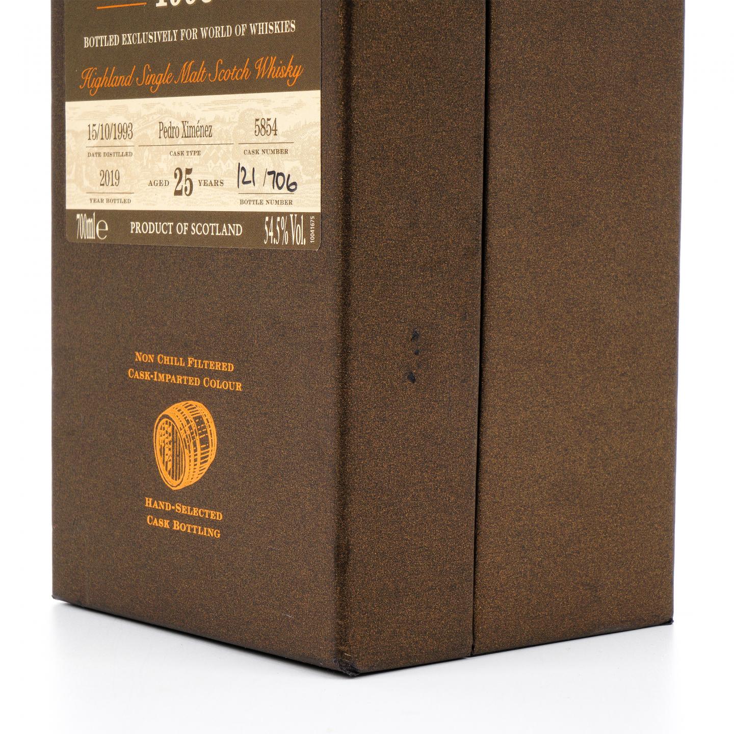 格兰多纳 25年 1993-2019 雪莉桶#5854