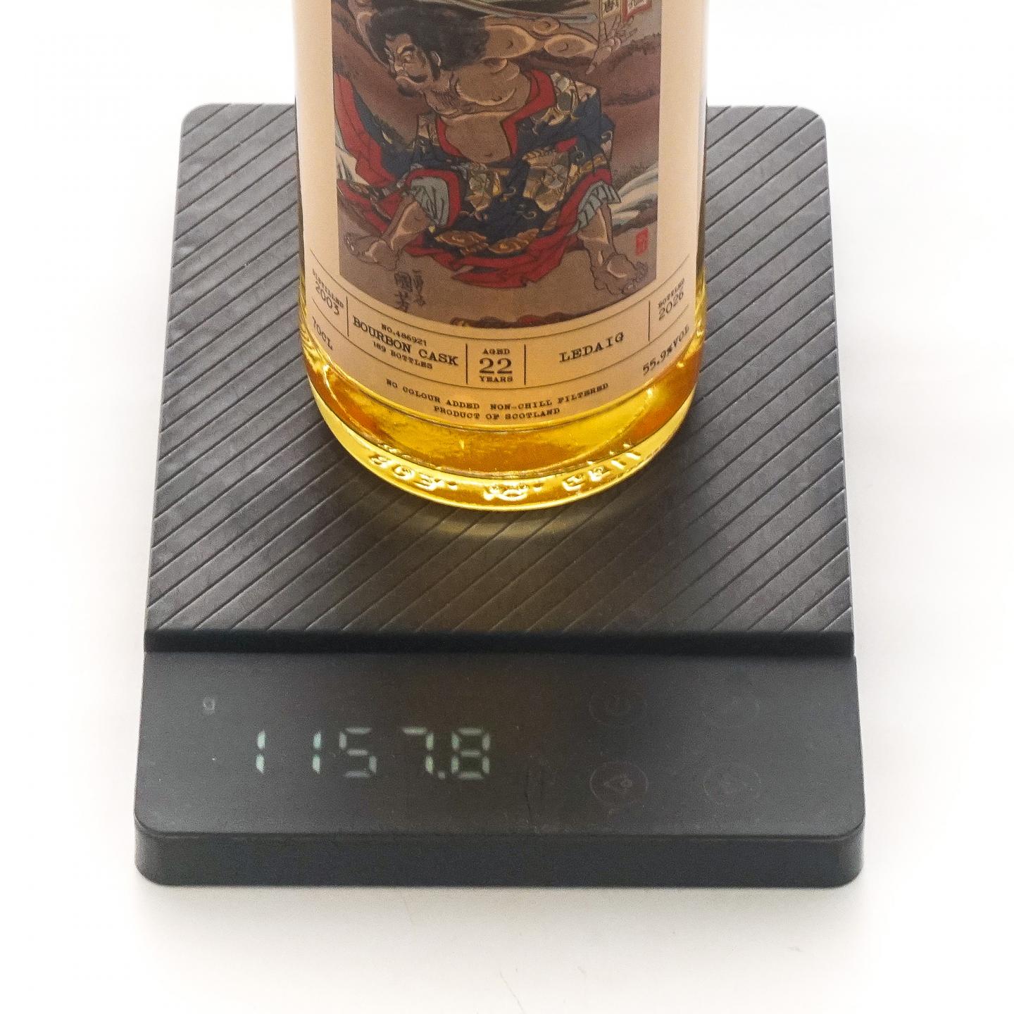 里爵 22年 2003-2026 「通俗水浒传豪杰·赤发鬼刘唐」 700ml