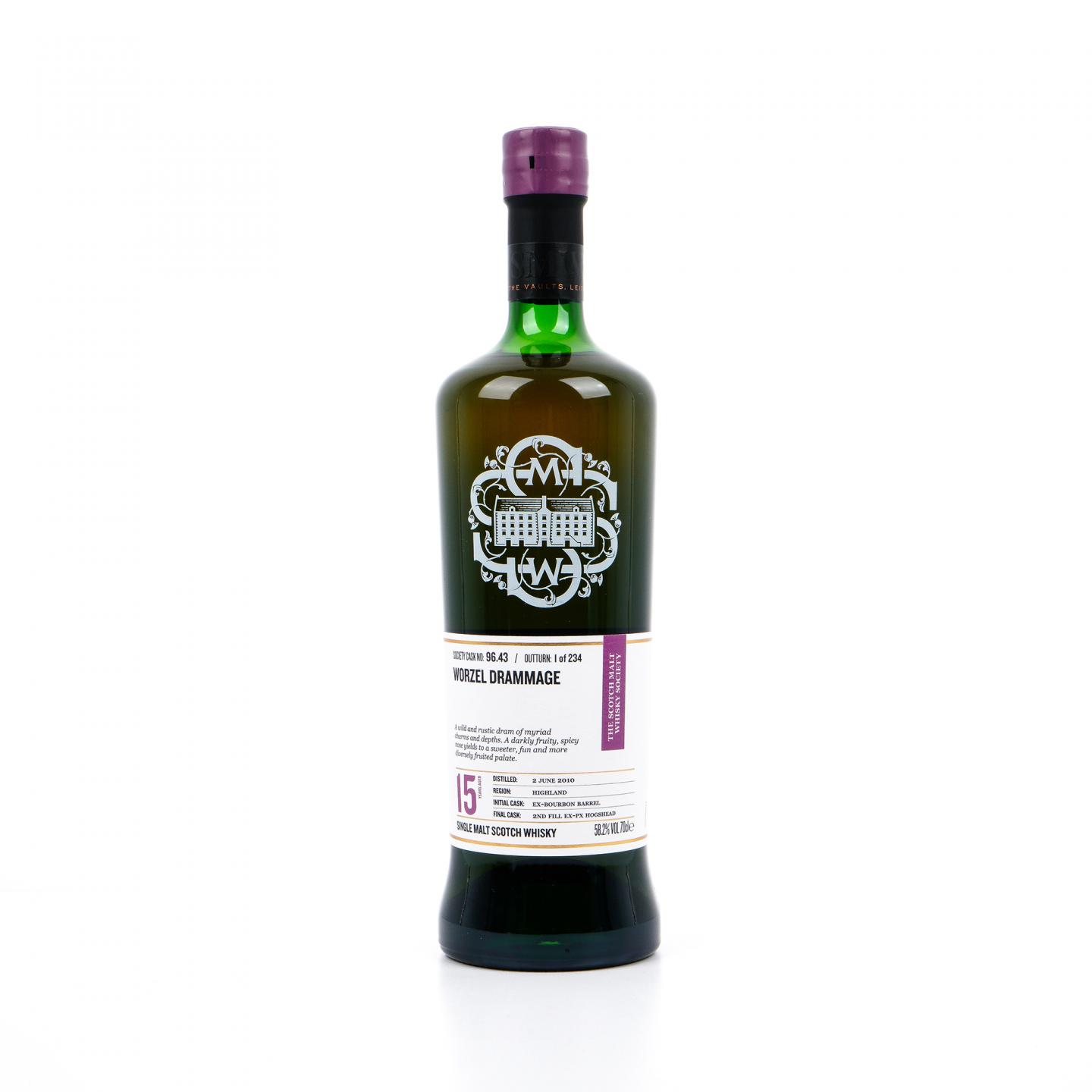 SMWS 96.43 格兰多纳 15年 2010 PX雪莉桶后熟