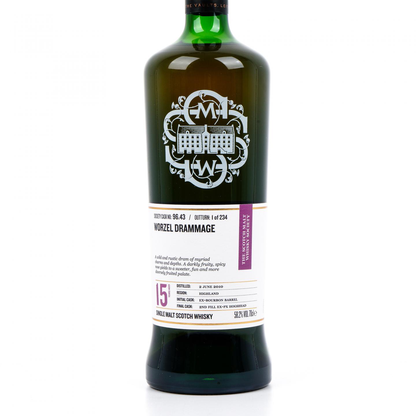 SMWS 96.43 格兰多纳 15年 2010 PX雪莉桶后熟