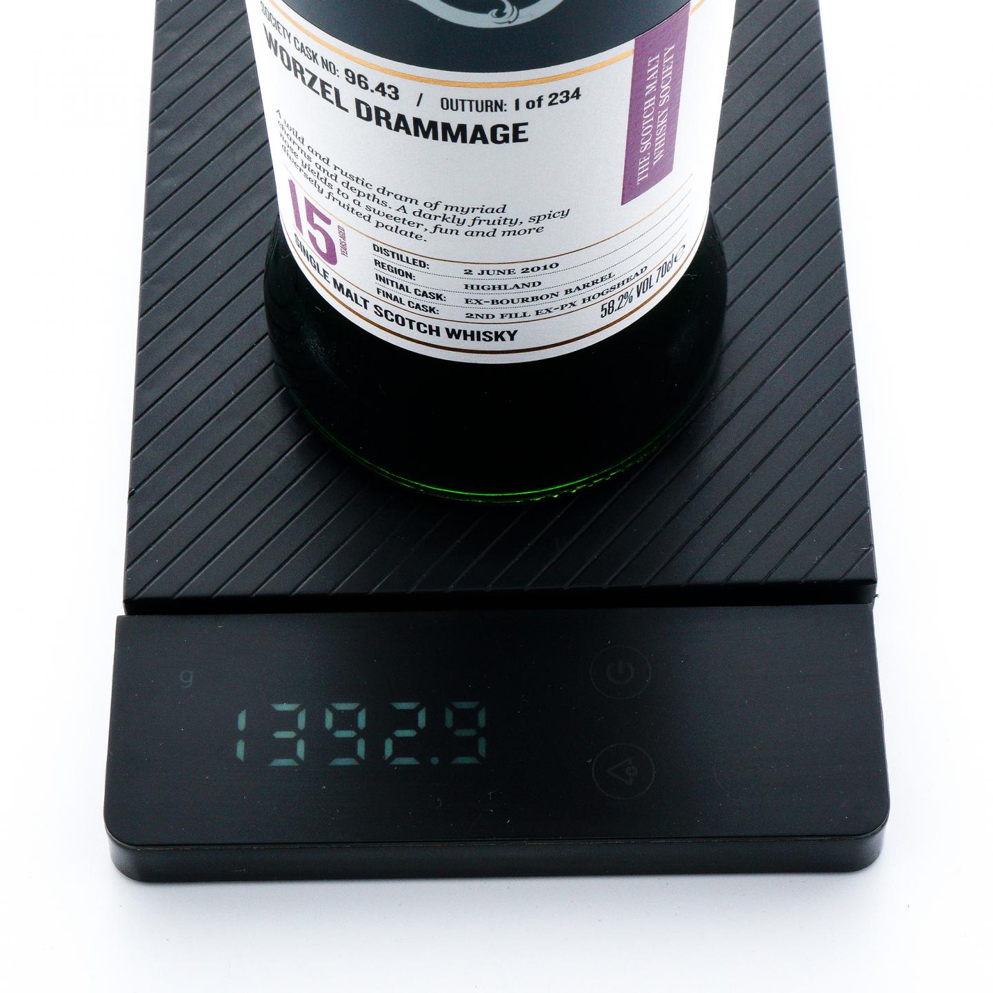 SMWS 96.43 格兰多纳 15年 2010 PX雪莉桶后熟