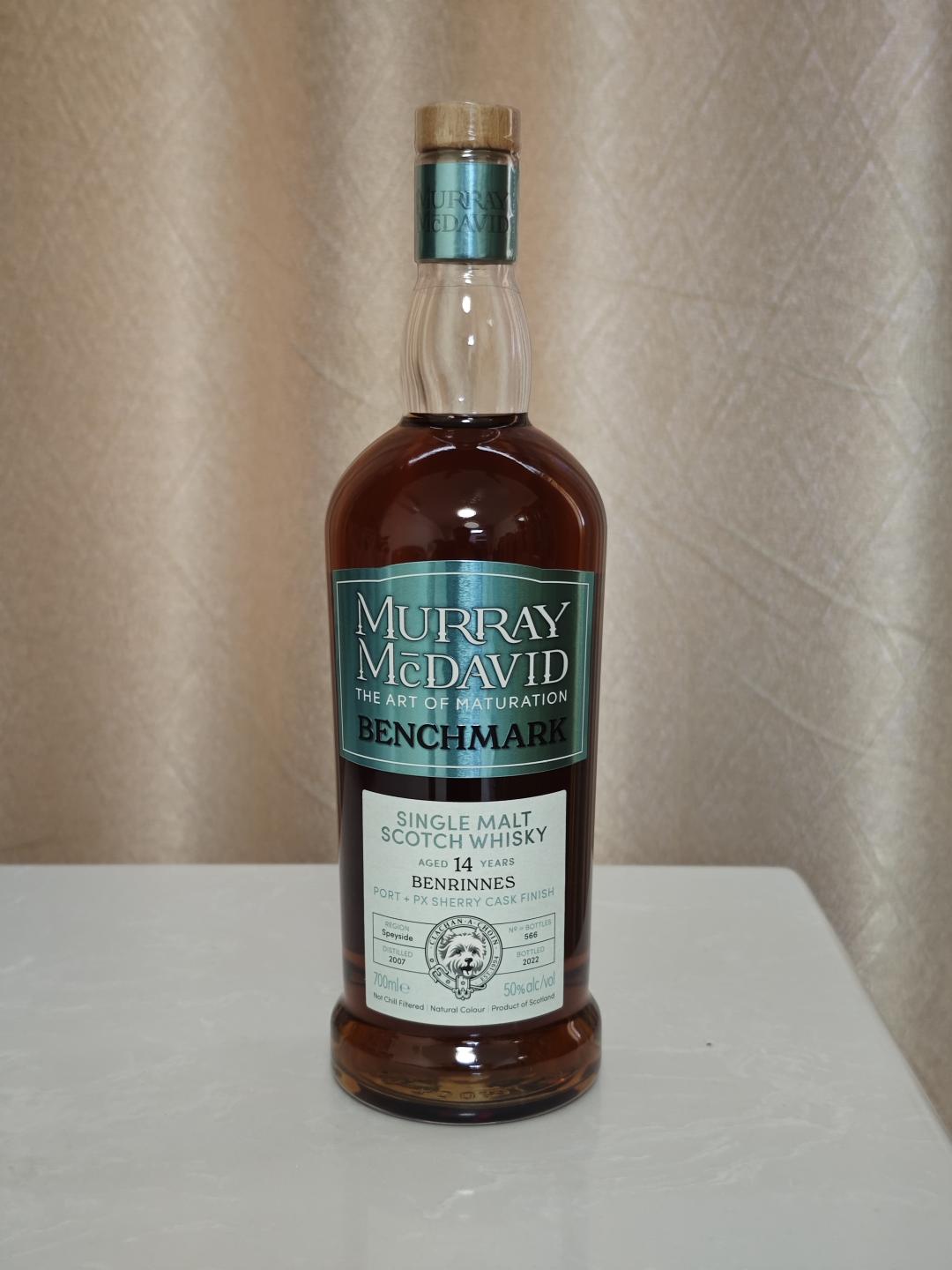 Benrinnes 本利林14年 Murray McDavid装瓶 50度