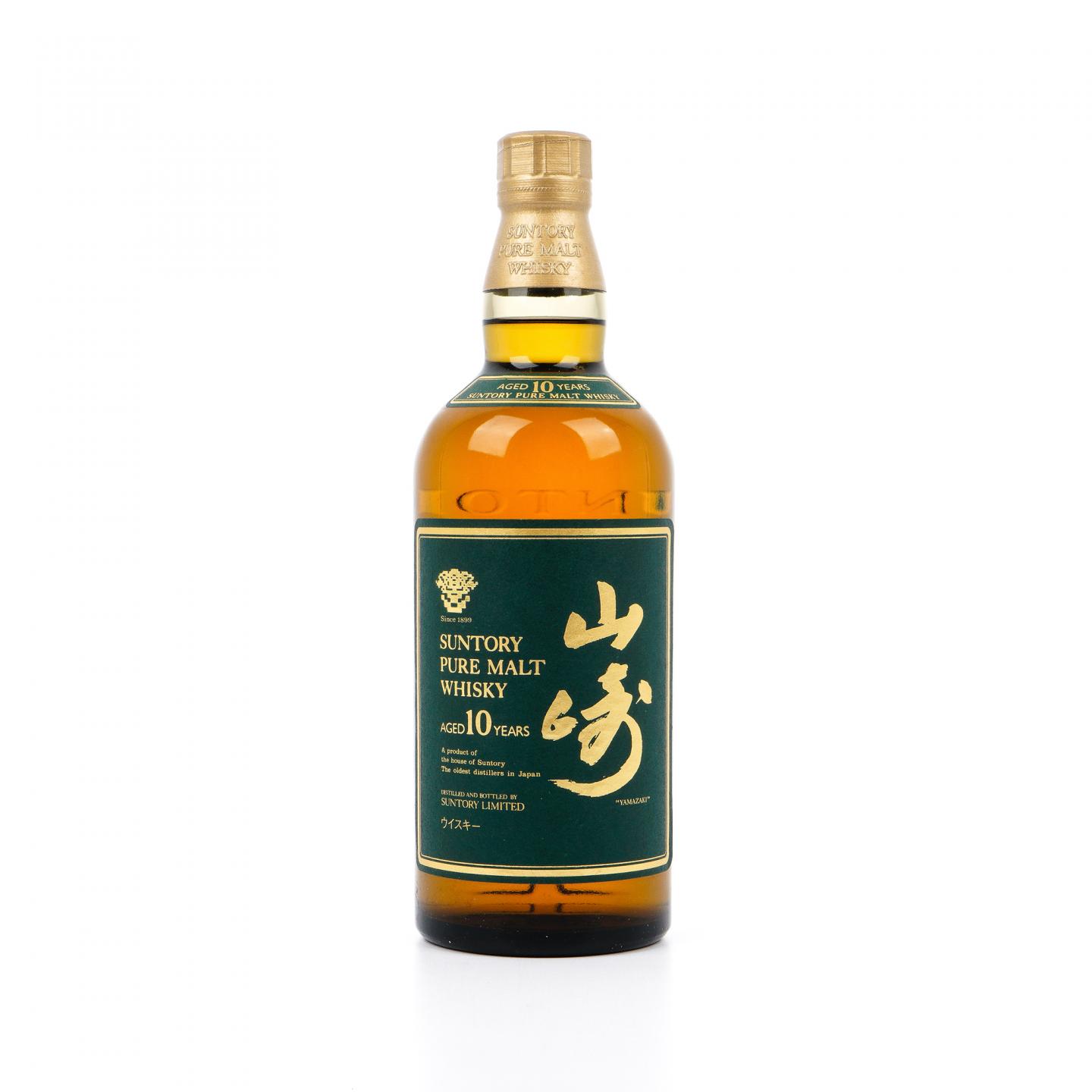 山崎 10年 金花标 绿标 Pure Malt 750ML