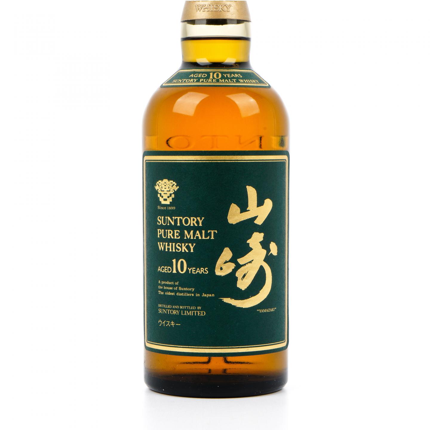 山崎 10年 金花标 绿标 Pure Malt 750ML
