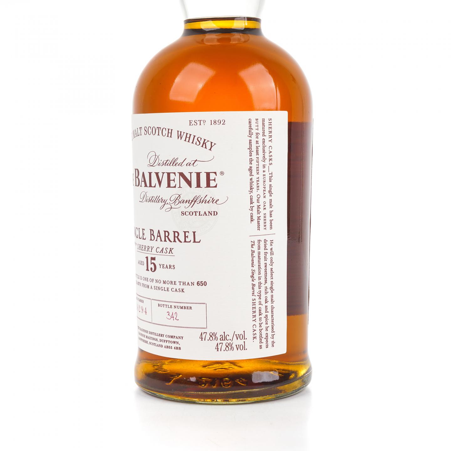 百富 15年 雪莉单桶#16294