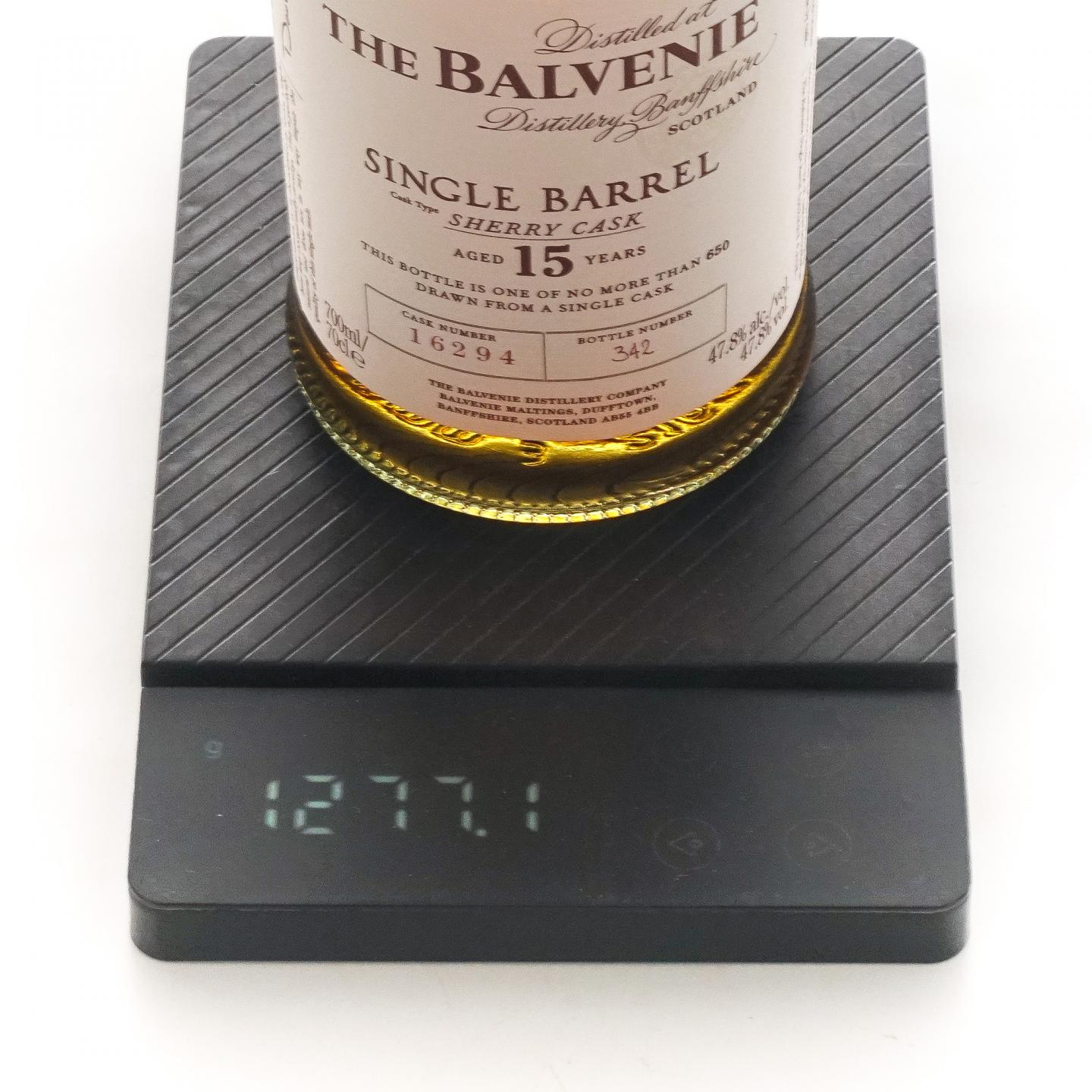 百富 15年 雪莉单桶#16294