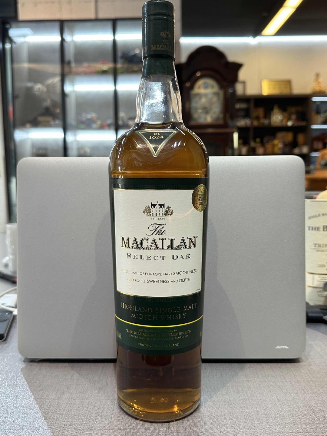 Macallan 麦卡伦1824大师风华系列绿麦单一麦芽苏格兰威士忌洋酒1L