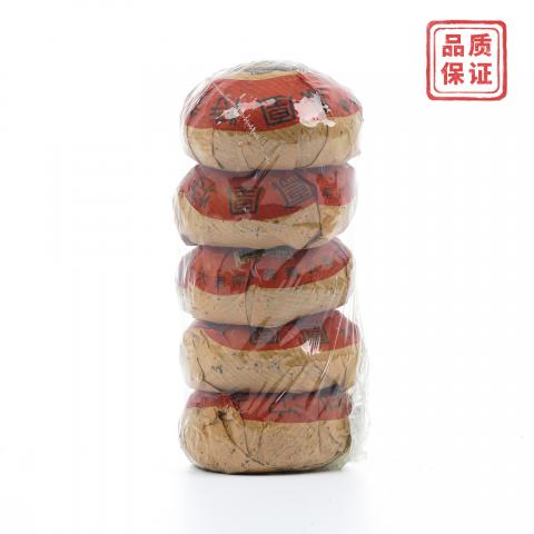 2005年 云南南涧茶厂 土林牌 凤凰特制沱茶 520.5克 5坨组 干仓
