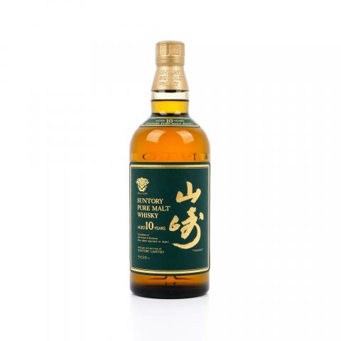 山崎 10年 金花标 绿标 Pure Malt 750ML