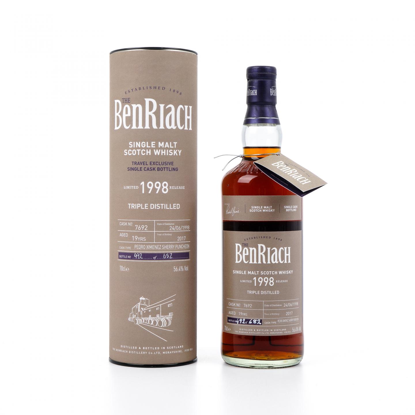 本利亚克 19年 1998-2017 雪莉桶#7692