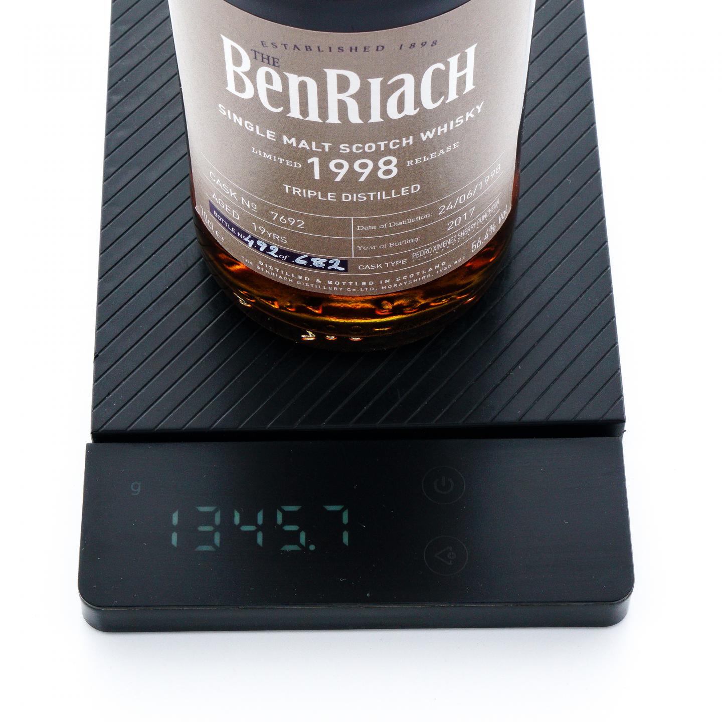 本利亚克 19年 1998-2017 雪莉桶#7692