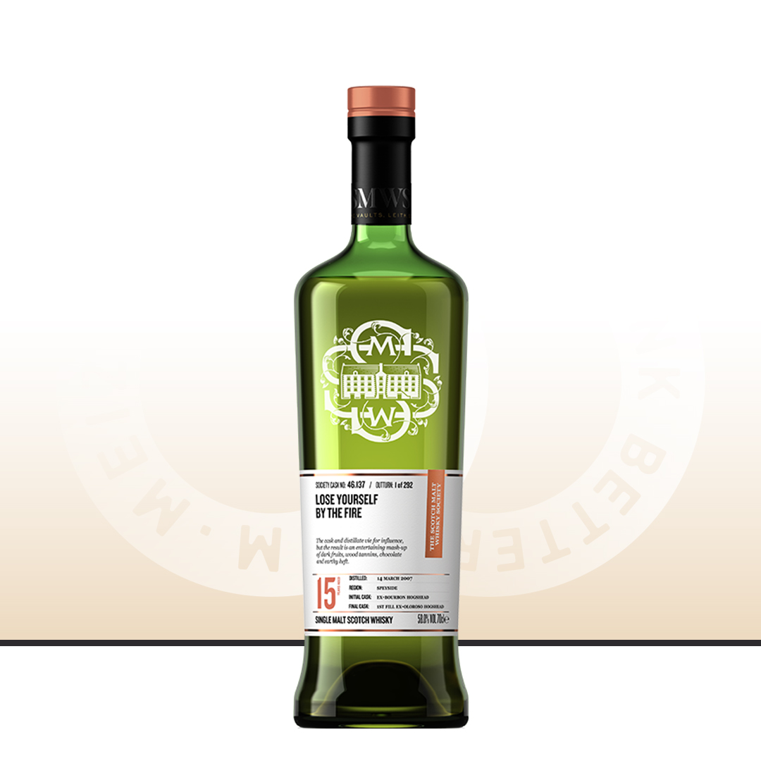 【在火中迷失自己】Glenlossie 格兰洛希15年2007单桶 46.137 单一麦芽威士忌