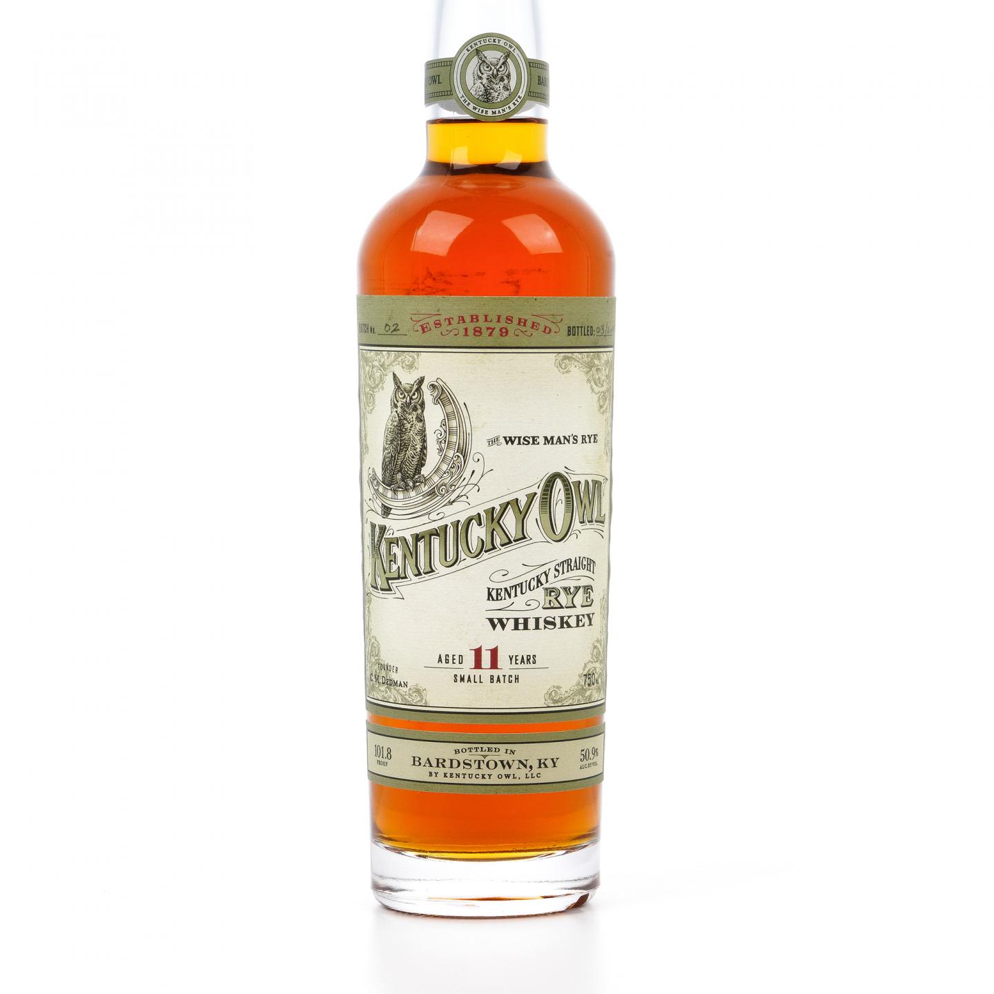 肯塔基猫头鹰 11年 黑麦威士忌 750ml