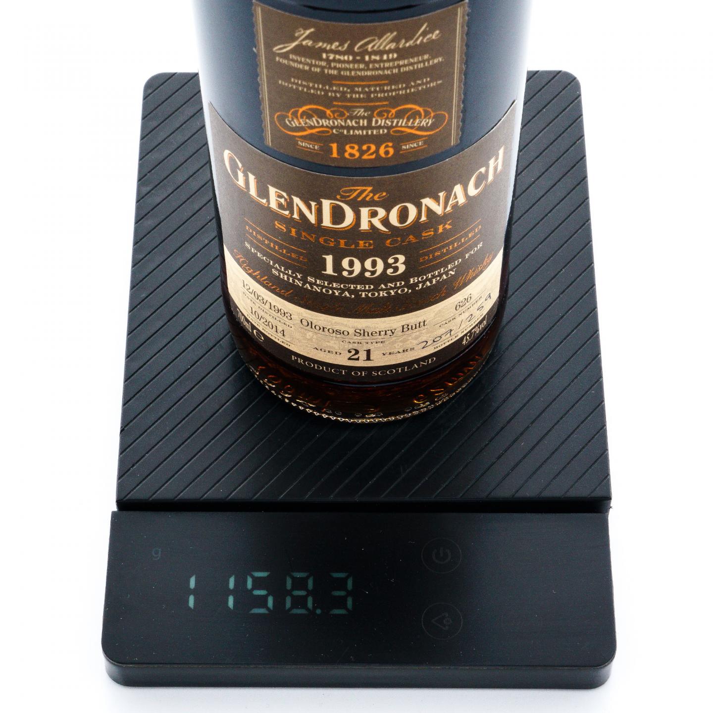 格兰多纳 21年 1993-2014 雪莉桶#626