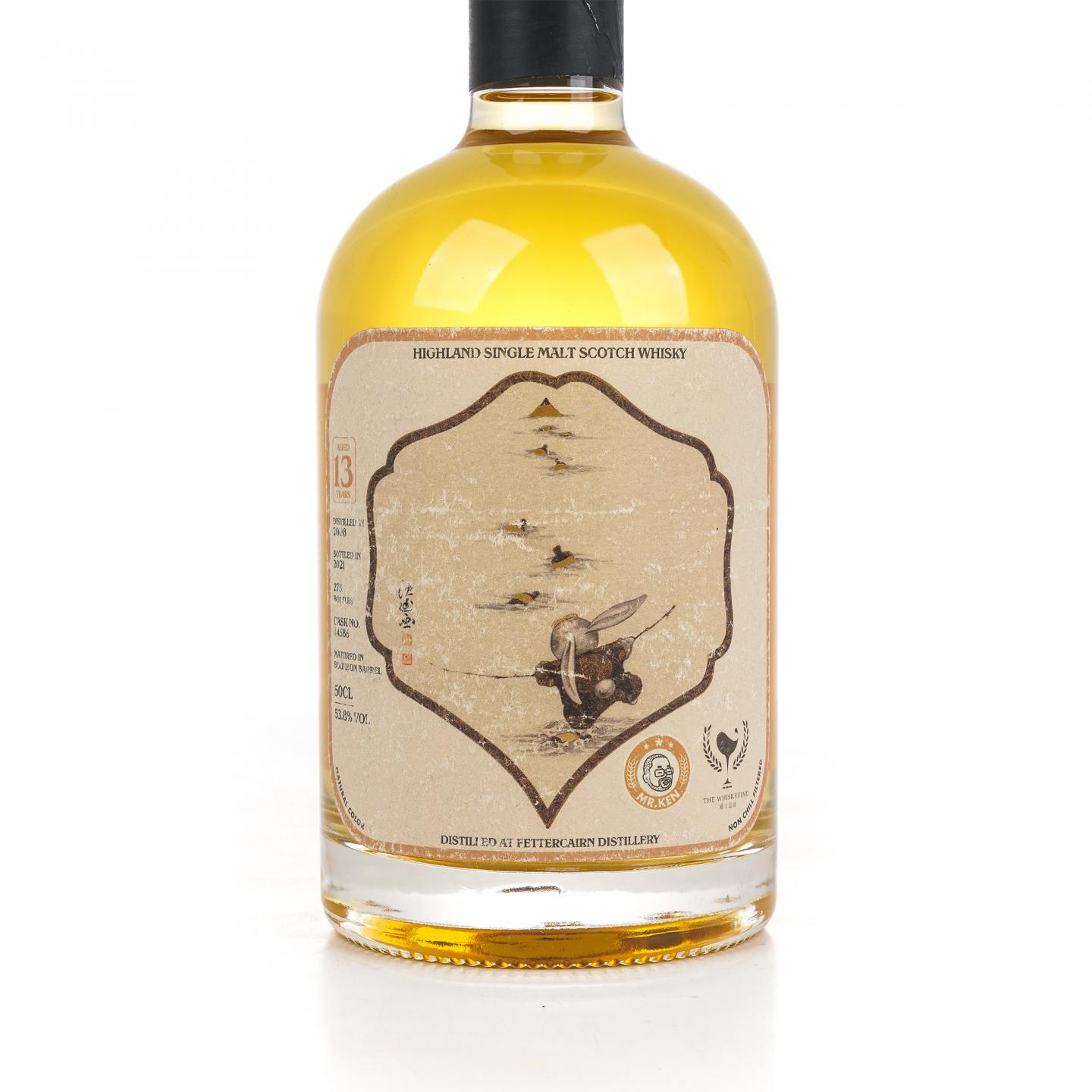 费特凯恩 13年 2008-2021 The Whiskyfind×Mr. Ken 500ml