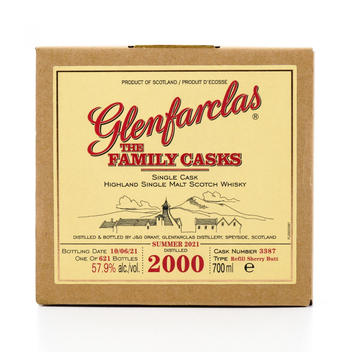 格兰花格 2000-2021 家族桶 雪莉单桶#3387