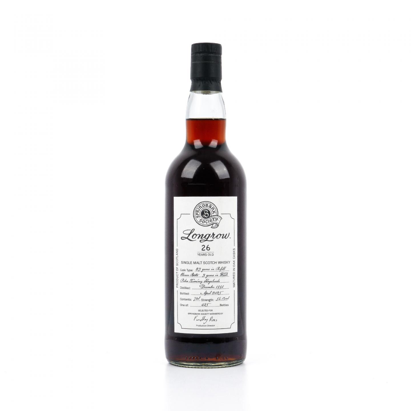 朗格罗 26年 1998-2025 云顶协会出品 雪莉桶