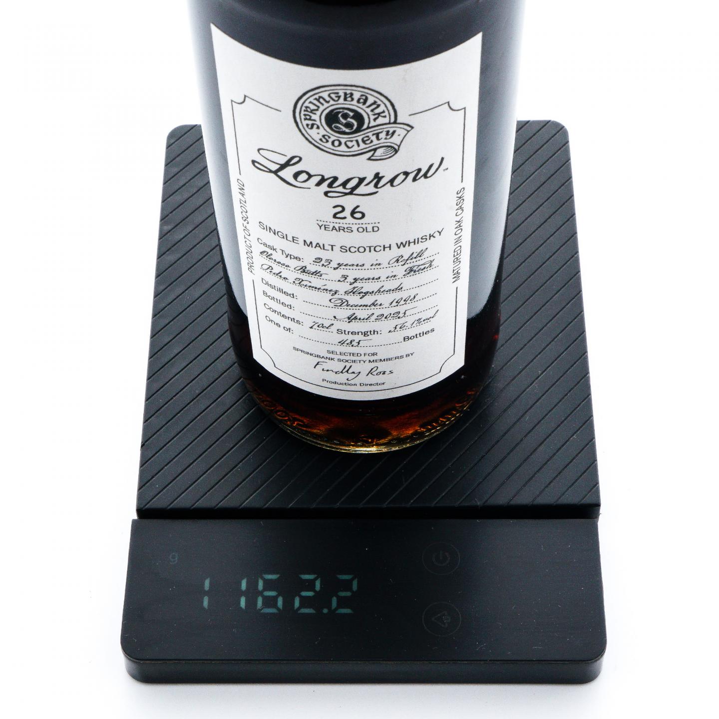 朗格罗 26年 1998-2025 云顶协会出品 雪莉桶