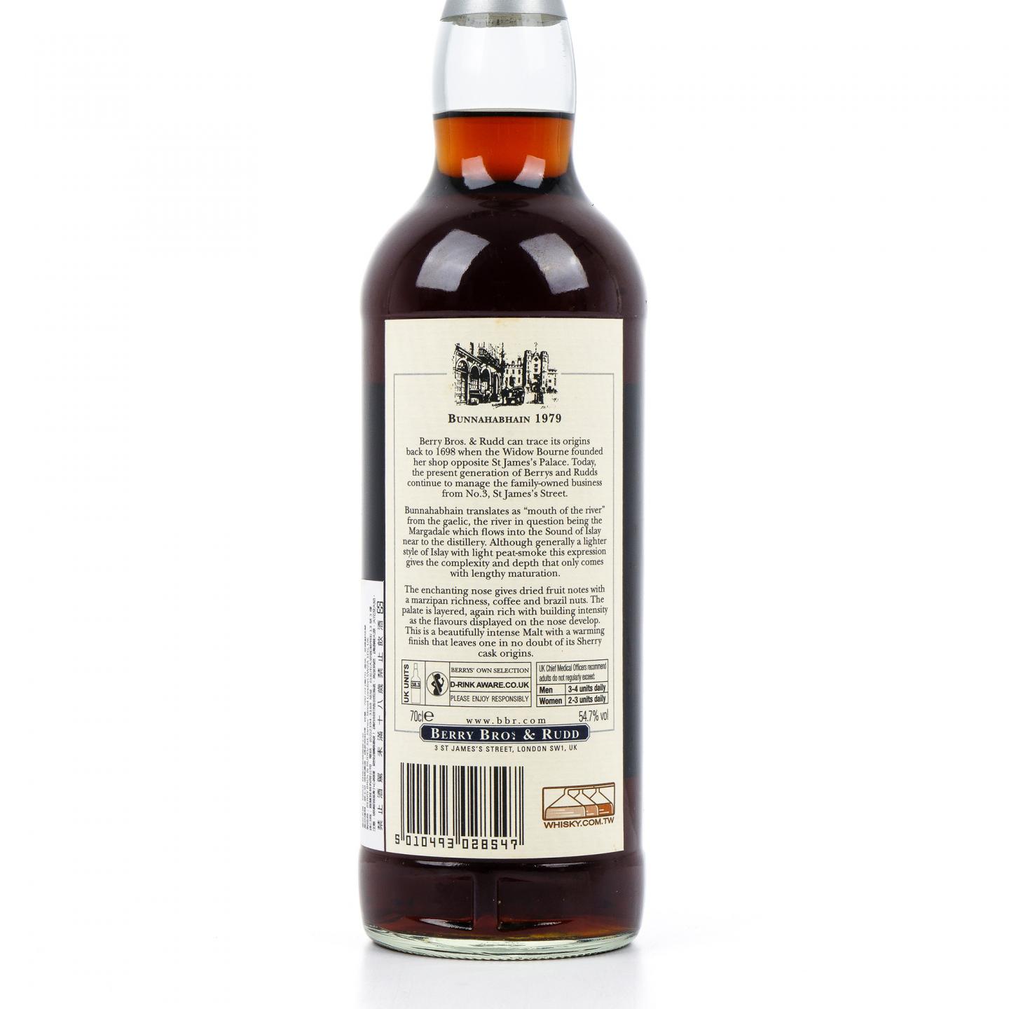 布纳哈本 1979-2011 雪莉桶 Berrys'