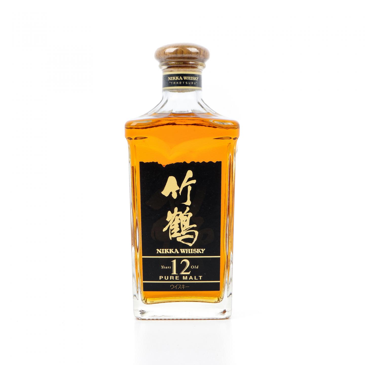竹鹤 12年 Pure Malt 角瓶 660ml 40%