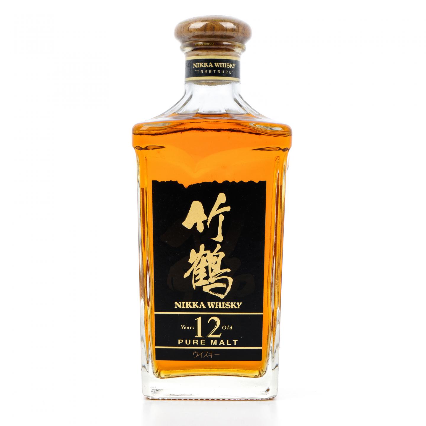 竹鹤 12年 Pure Malt 角瓶 660ml 40%