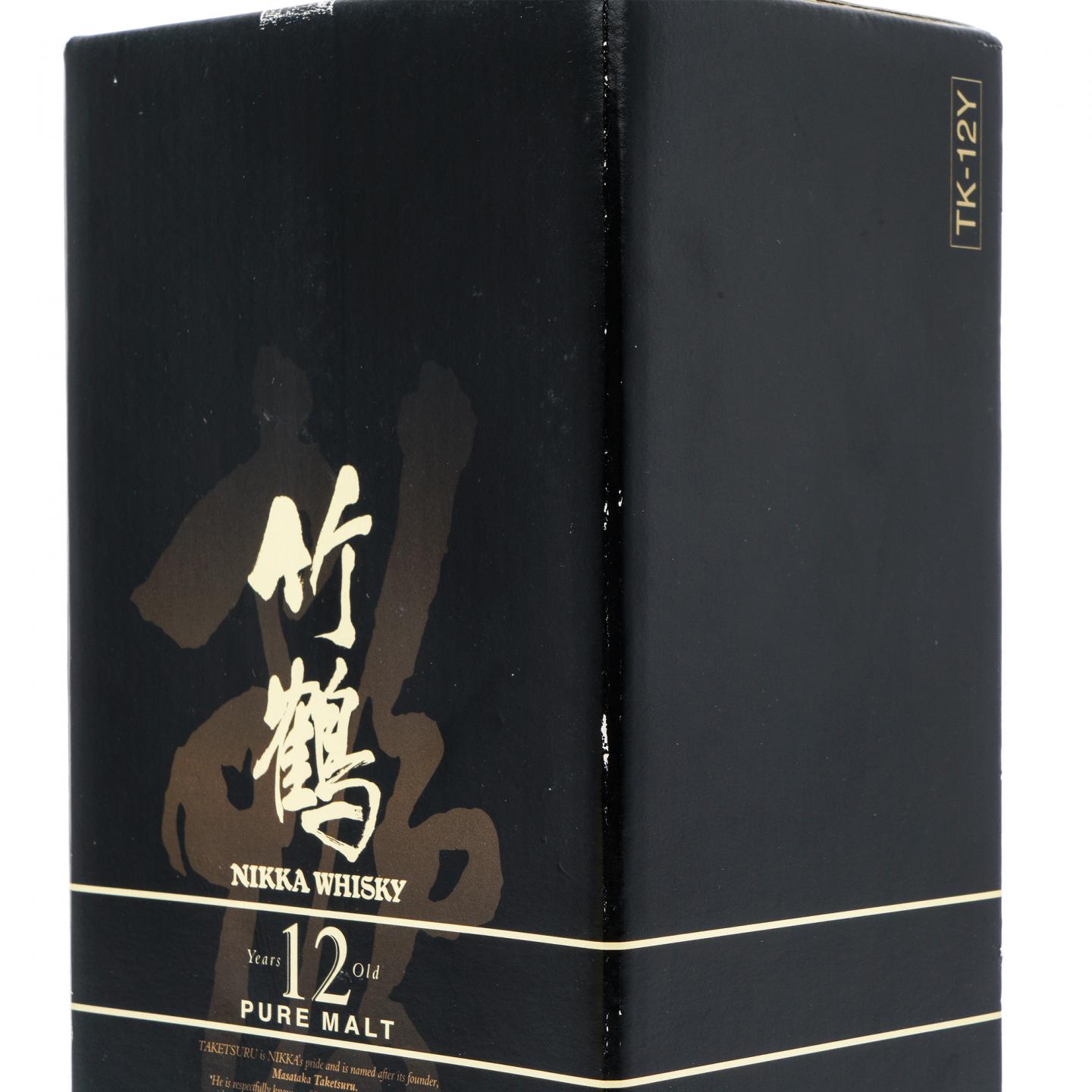 竹鹤 12年 Pure Malt 角瓶 660ml 40%