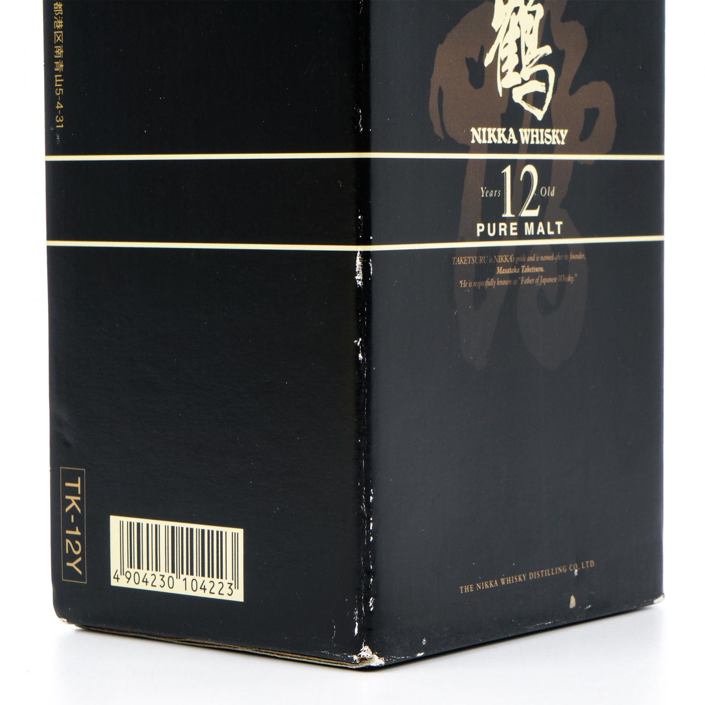 竹鹤 12年 Pure Malt 角瓶 660ml 40%