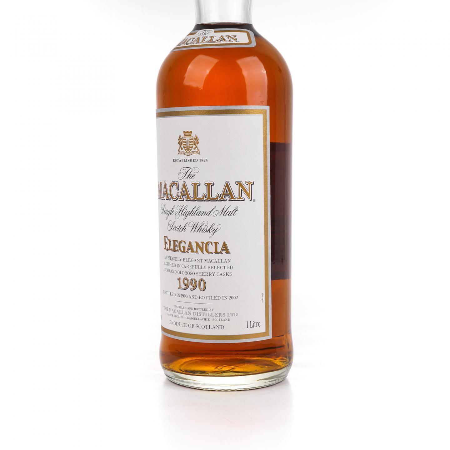 麦卡伦 1990-2002 Elegancia 1升装 雪莉桶