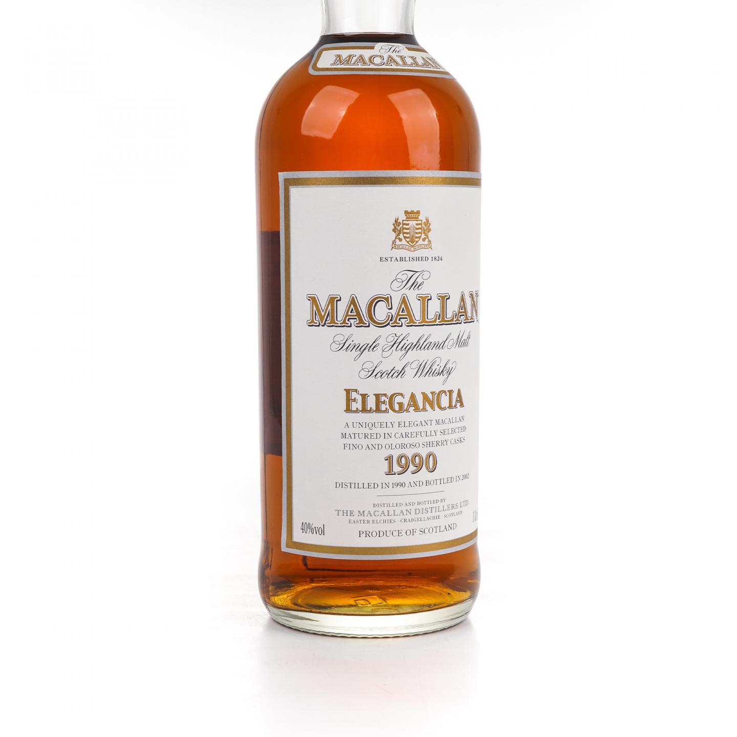 麦卡伦 1990-2002 Elegancia 1升装 雪莉桶