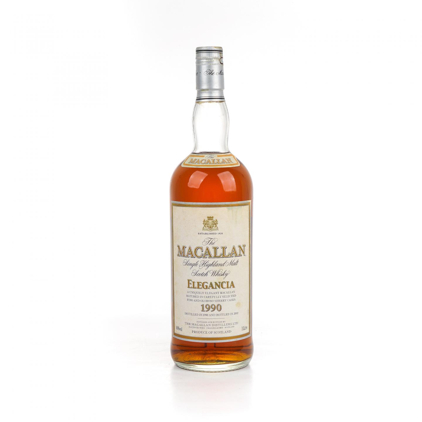 麦卡伦 1990-2002 Elegancia 1L装 雪莉桶