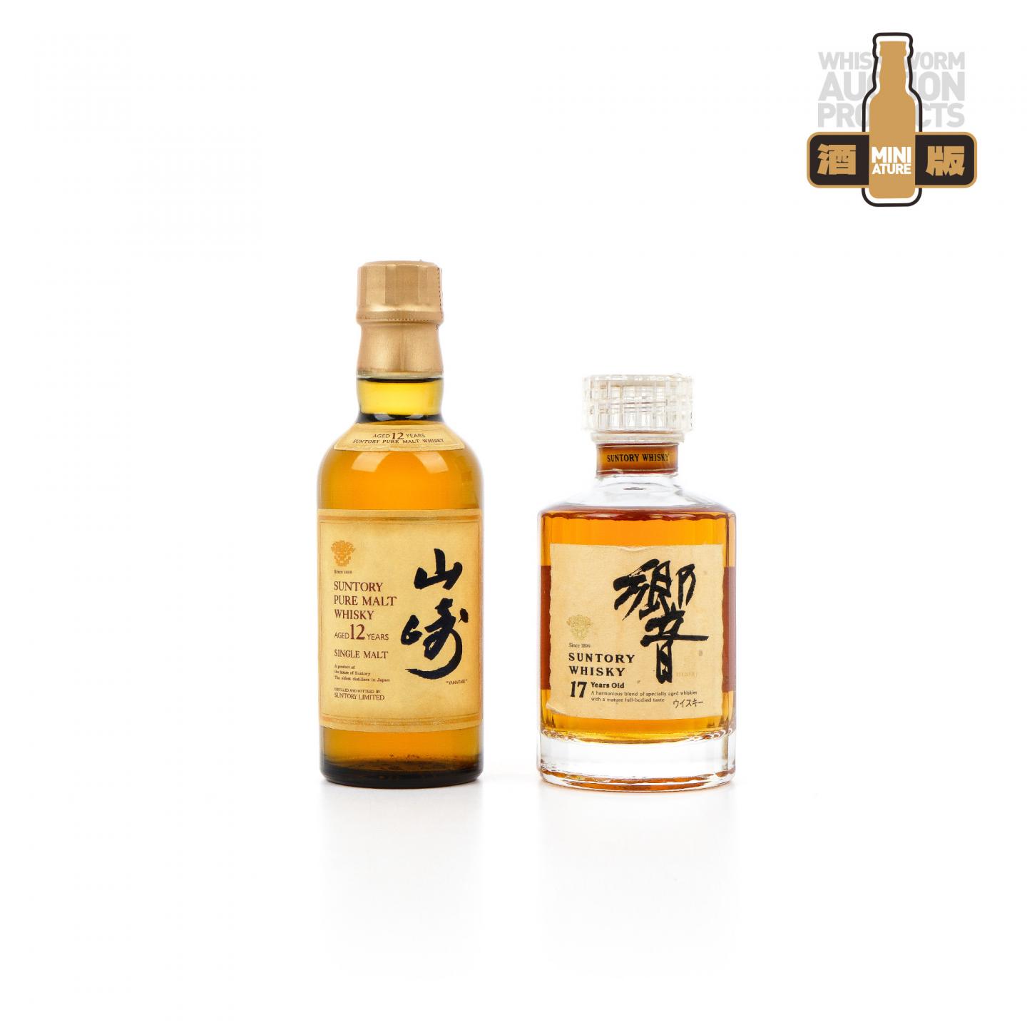 【中样】响 17年/山崎 12年 金花标 180ml*2