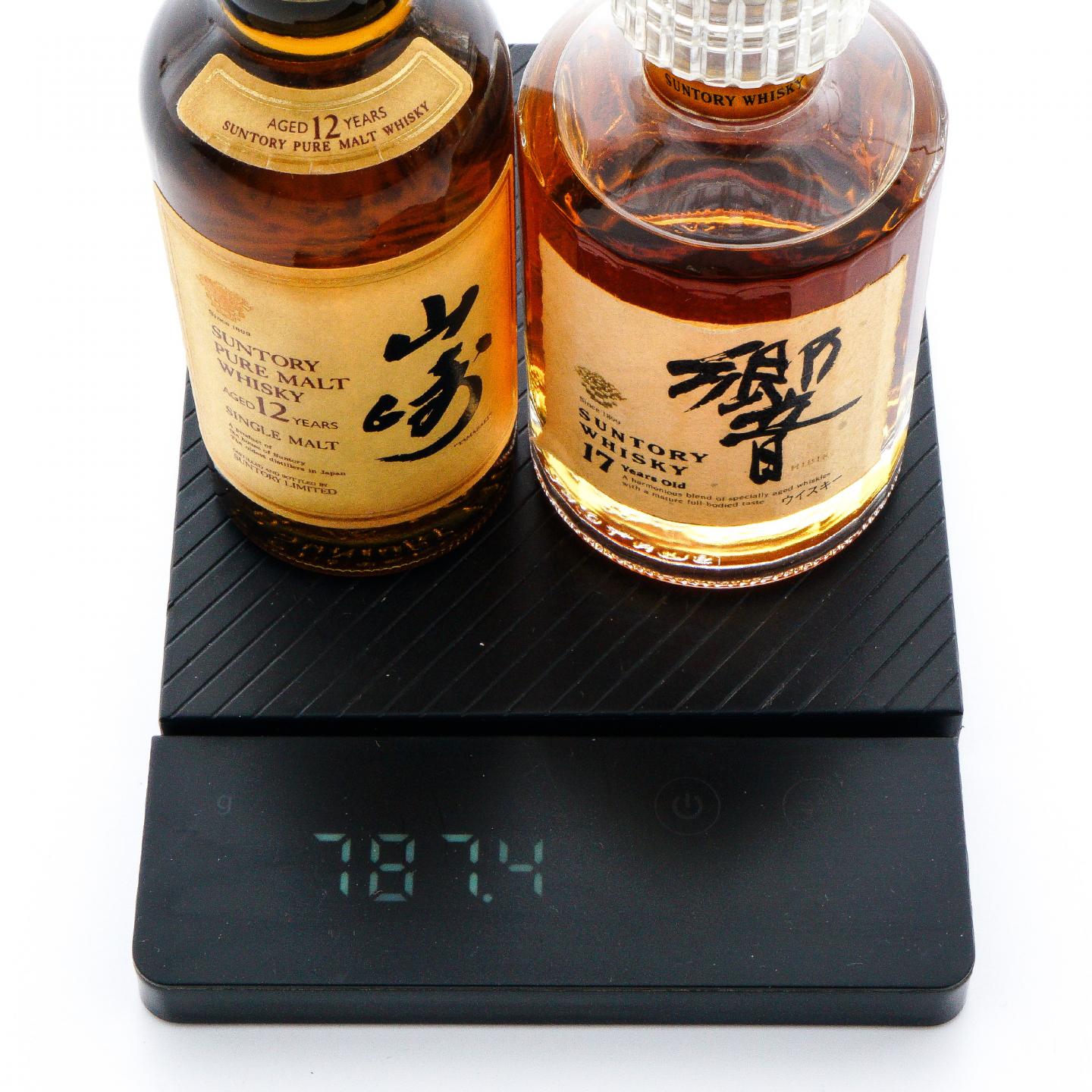 【中样】响 17年/山崎 12年 金花标 180ml*2