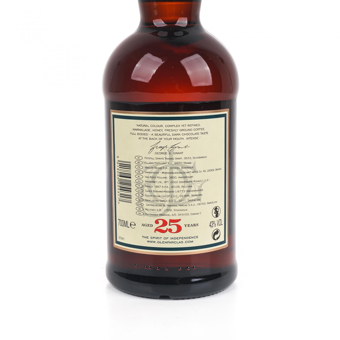 格兰花格 25年 圆筒 43%Vol. 700ml