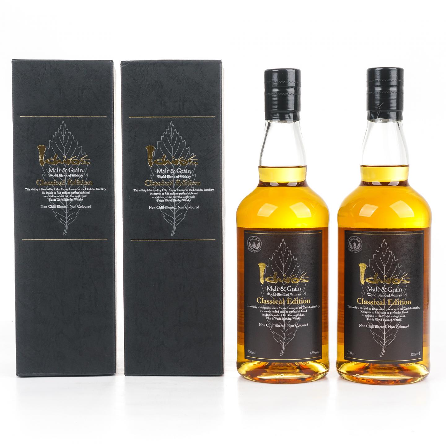 秩父 黑叶 Ichiro’s Malt & Grain Classical Edition 2支组