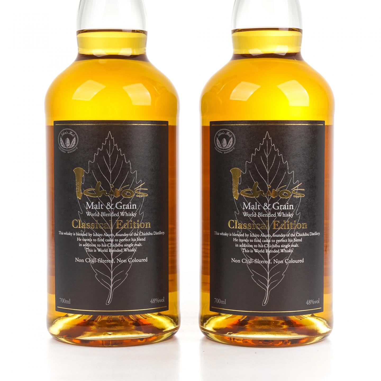 秩父 黑叶 Ichiro’s Malt & Grain Classical Edition 2支组