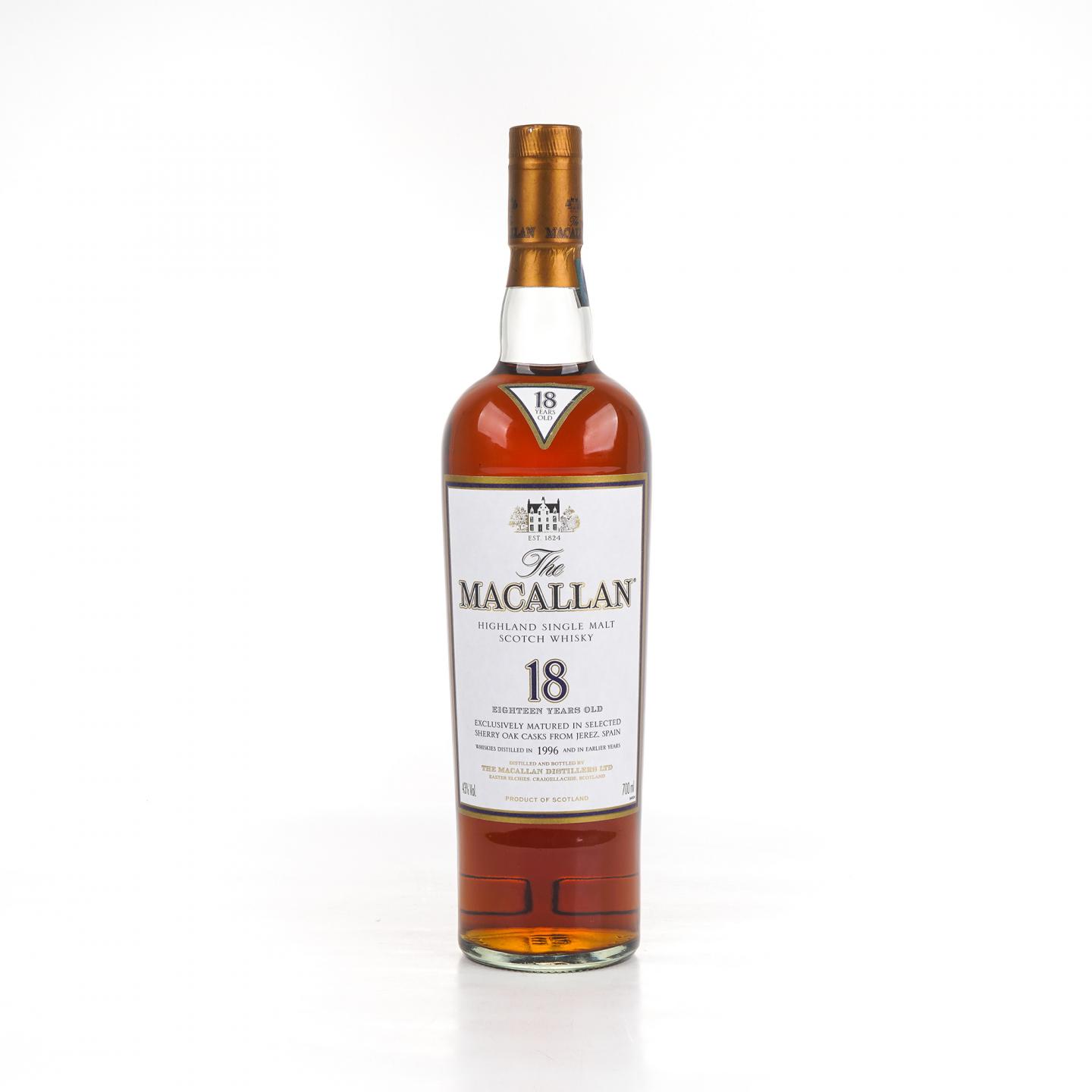 麦卡伦 18年 1996 雪莉桶