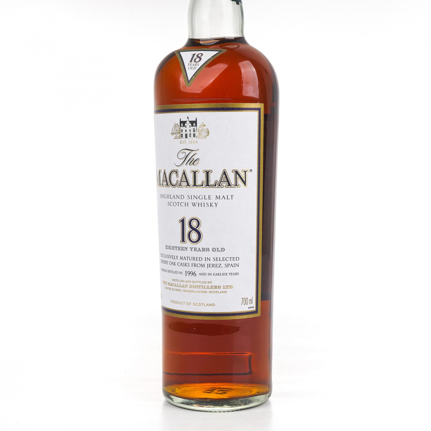 麦卡伦 18年 1996 雪莉桶