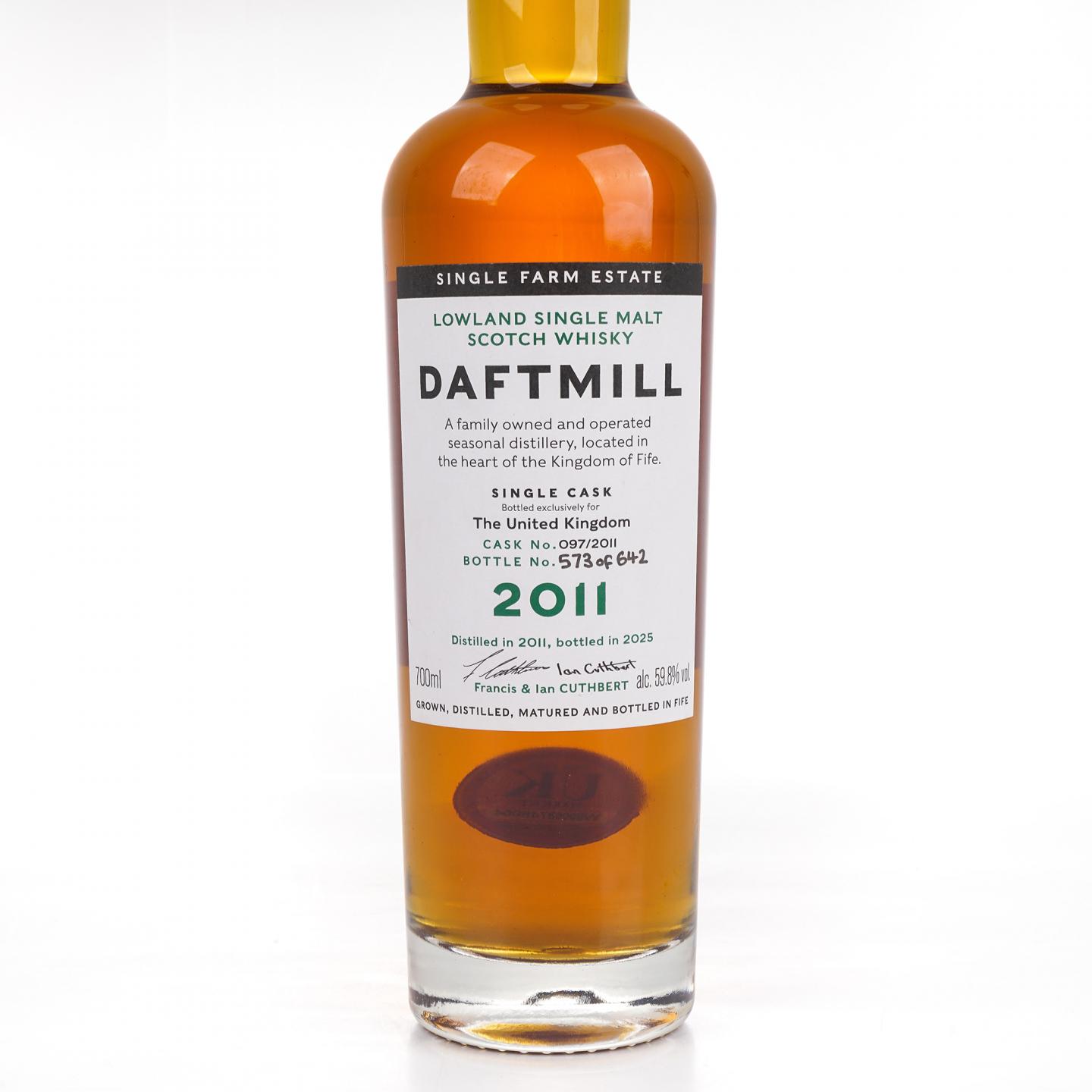 达夫特米尔 2011-2025 雪莉单桶#097/2011 59.8%