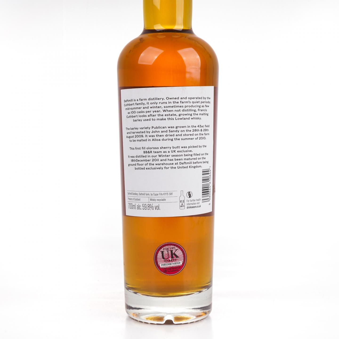 达夫特米尔 2011-2025 雪莉单桶#097/2011 59.8%