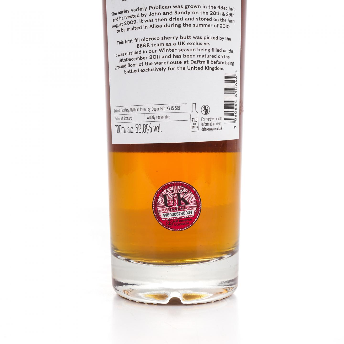 达夫特米尔 2011-2025 雪莉单桶#097/2011 59.8%