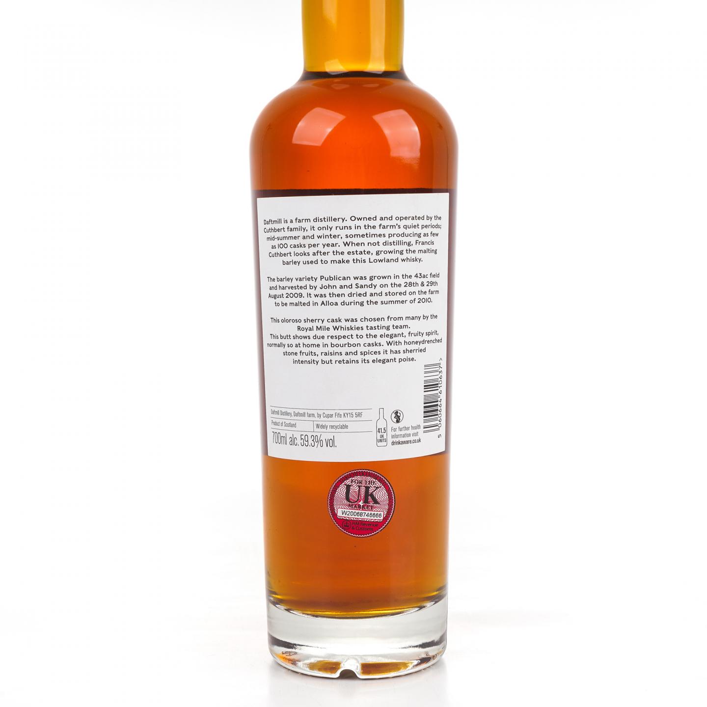 达夫特米尔 2011-2025 雪莉单桶#096/2011 700ml