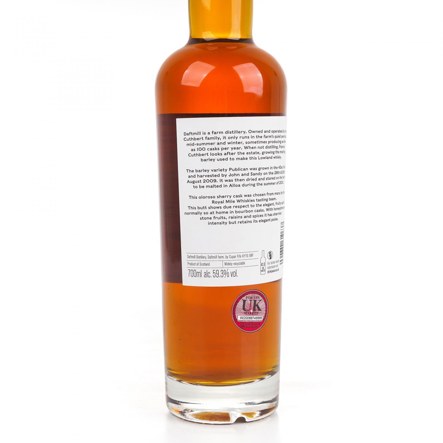 达夫特米尔 2011-2025 雪莉单桶#096/2011 700ml